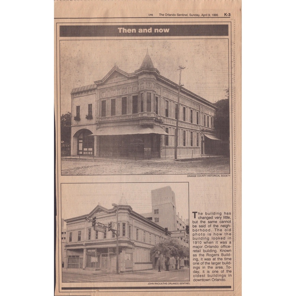 17 Vintage Orlando Sentinel Then and Now Retrospective Photo Newsclippings Lot - Picture 10 of 16